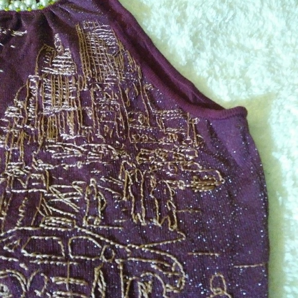 Michael Simon top with bead embellishments - Picture 3 of 6